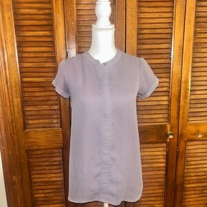 Simply Vera Vera Wang Lavender Short Sleeve Blouse